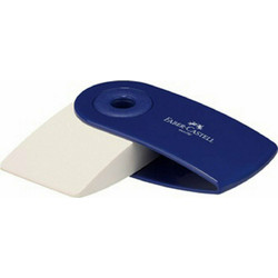 Γόμα Faber Castell Mini Sleeve Μπλε 182411