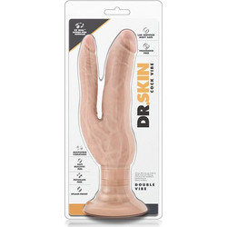 Blush Dr. Skin Cock Διπλό Dildo με Βεντούζα 21cm Flesh