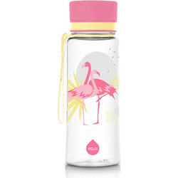 Equa Flamingo Παιδικό Μπουκάλι Πλαστικό BPA Free Ροζ 600ml
