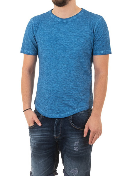 Κοντομάνικη Μπλούζα T-Shirt Back2Jeans B4 SS21 ρουά Μπλε