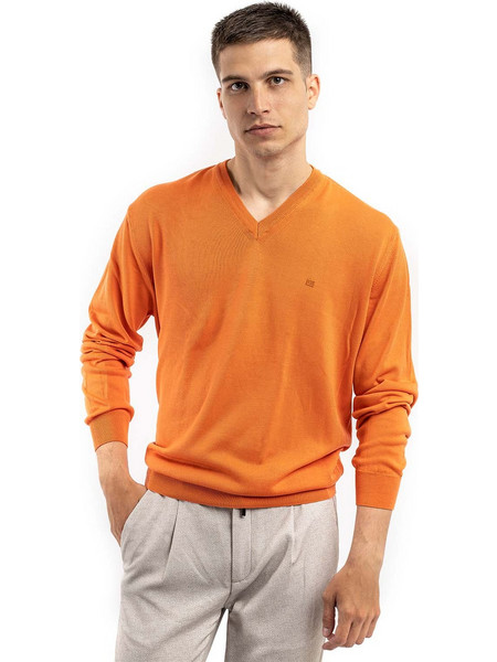 Long Sleeve Pullover - Orange