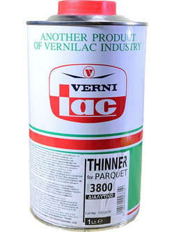 Vernilac Thinner for Parquet 3800 Διαλυτικό 1lt