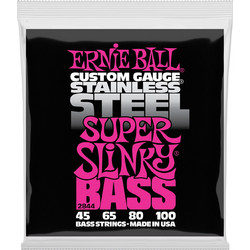 Ernie Ball 2844 Σετ 4 Χορδές Ηλεκτρικού Μπάσου Stainless Steel 45-100"