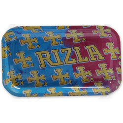 Rizla Rolling Tray Δίσκος Small Metal Multicolor (17.5x27.5cm)