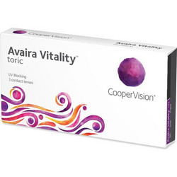Cooper Vision Avaira Vitality Toric Μηνιαίοι Φακοί Επαφής Αστιγματικοί Υδρογέλης 3τμχ