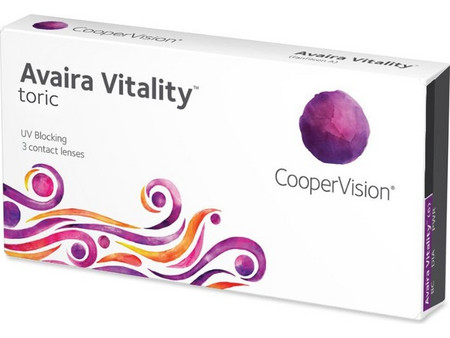 Cooper Vision Avaira Vitality Toric Μηνιαίοι Φακοί Επαφής Αστιγματικοί Υδρογέλης 3τμχ