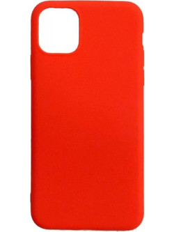 Θήκη Σιλικόνης Matt 1,2 mm Για Apple iPhone 12 Mini 5,4'' Κόκκινο