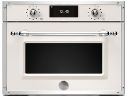 Bertazzoni F457HERMWTAX Εντοιχιζόμενος Φούρνος Μικροκυμάτων με Grill 38lt Λευκός