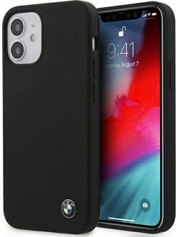 BMW Silicone Signature Θήκη iPhone 12 mini Black