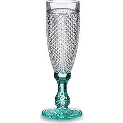 AriaTrade Ποτήρι Σαμπάνιας Γυάλινο Κολωνάτο 180ml 66380
