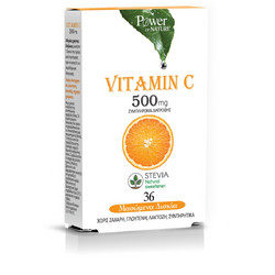 Power Health Vitamin C 500mg 36 Μασώμενα Δισκία
