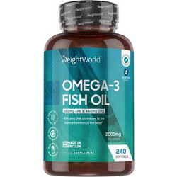 WeightWorld Omega 3 Fish Oil 240 Μαλακές Κάψουλες