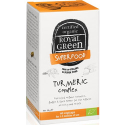 Am Health Royal Green Turmeric Complex Φυτικές Ίνες 60 Κάψουλες