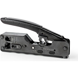 NEDIS CCGG89505BK Crimp pliers CAT5 / CAT5e / CAT6 / CAT6a / CAT7 / RJ11 / RJ12 NEDIS