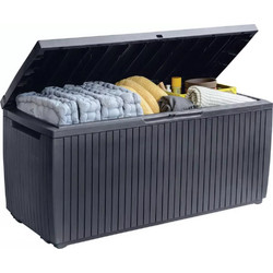 Μπαούλο Πλαστικό Γραφίτης 270lt Springwood Keter 123x53x57υψ 26.00149