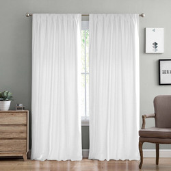 Lino Home Κουρτίνα με Τρέσα 150x275 Samos C90901 White 8000000852