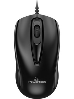 Powertech PT-932 Ενσύρματο Ποντίκι Black