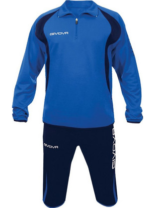 Givova Capri Giove Ανδρικό Σετ Φόρμας Navy Μπλε Royal Blue TT004-0204