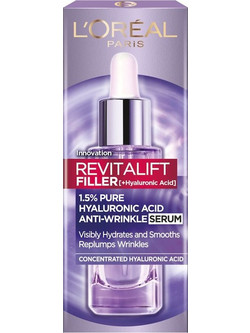 L'Oreal Paris Revitalift Filler Αντιγηραντικό Ενυδατικό Serum Προσώπου για Σύσφιξη 30ml