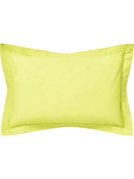 Σετ 2 μαξιλαροθήκες 50x75 Oxford 5cm 100 βαμβακερό 205 κλωστές λεμονί c376990