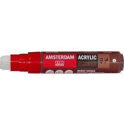 Talens amsterdam marker 411 burnt sienna large