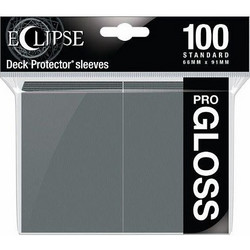 Ultra Pro Card Sleeves Standard Size 100ct - PRO-Gloss Smoke Grey