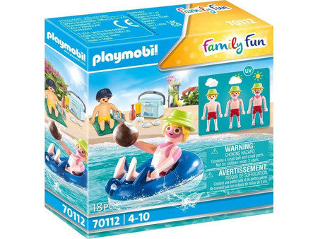 Playmobil Family Fun Παραθεριστής με Φουσκωτή Κουλούρα για 4-10 Ετών 70112