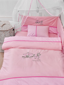 Makis Tselios Ride Σετ Κούνιας Pink 6τμχ
