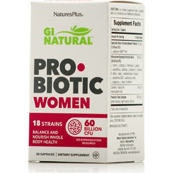 Nature's Plus GI Natural Pro Biotic Women Προβιοτικά 30 Κάψουλες