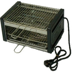 ΨΗΣΤΙΕΡΑ - ΓΚΡΙΛΙΕΡΑ INOX ΦΟΙΝΙΞ ΓΚΡΙΛΕΤΑ 1600 watt (30cm x 24 cm) Ελληνικής Κατασκευής