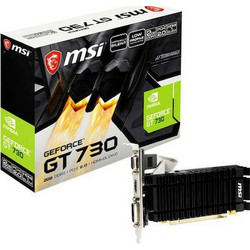 MSI GeForce GT 730 2GB GDDR3 Low Profile V1 Κάρτα Γραφικών