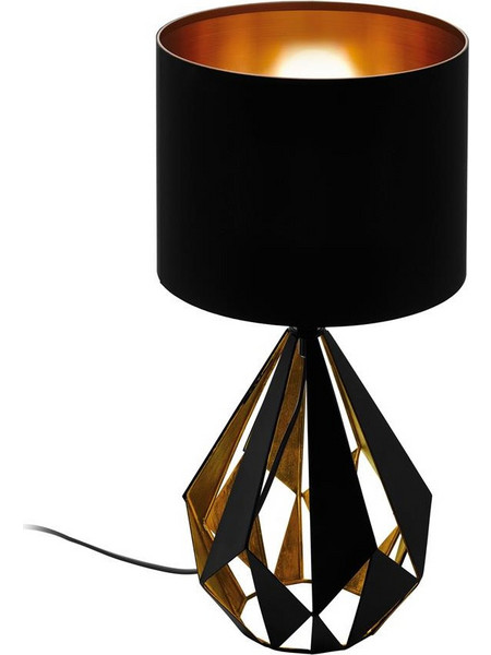 Eglo Carlton 5 Πορτατίφ Ε27 Μαύρο Φ25xΥ51cm