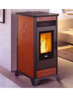 Ravelli HRV 120 Style Σόμπα Pellet Καλοριφέρ Αερόθερμη 15kW