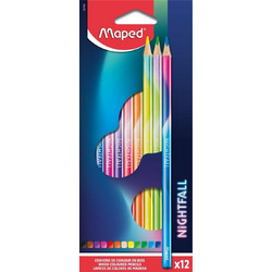Maped Nightfall Ξυλομπογιές Σετ 12τμχ