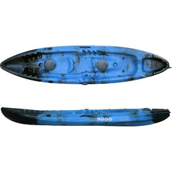 SCK Nereus V19 Set Πλαστικό Kayak 2 Ατόμων Μαύρο Μπλε