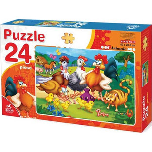 Παιδικό Puzzle Deico Κοτούλες 24 Κομμάτια 61430AN04
