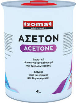 Isomat Ασετόν Διαλυτικό 4lt