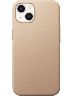 Nomad Leather Back Cover with MagSafe Natural (iPhone 13)