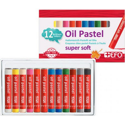 Λαδοπαστέλ +Efo Super Soft 12 Xρώματα