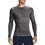 Under Armour HG Armour Comp LS Ανδρικό Αθλητικό T-Shirt Γκρι 1361524-090