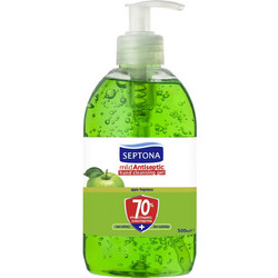 Septona Mild Antiseptic Αντισηπτικό Gel Χεριών Μήλο με Αντλία 500ml