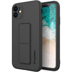 Wozinsky Kickstand Flexible Back Cover Black (Samsung Galaxy A11 / M11)