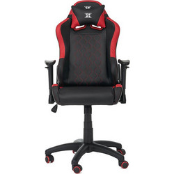 Serioux Καρέκλα Gaming Δερματίνης με Ρυθμιζόμενα Μπράτσα Μαύρη Κόκκινη X-GC01-JR-R