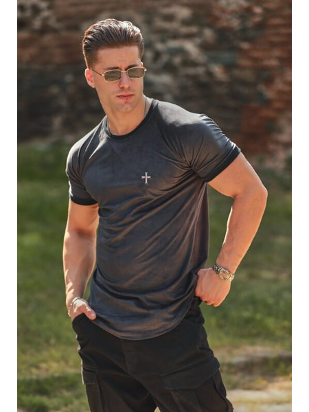 Crossover Lit T-Shirt Anthracite