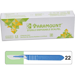 Paramount - No 22 Νυστέρια Mε Λαβή Μιας Χρήσης (10τμχ)