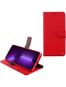 Volte-Tel Allure Magnet Book Stand Clip Θήκη Wallet Red (iPhone 13 Pro Max)
