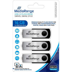 MediaRange MR910 16GB USB 2.0 3-Pack