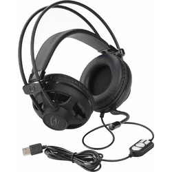 Soundsation MH-80U Ενσύρματα Ακουστικά Over Ear Μαύρα