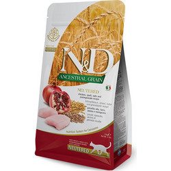 Farmina N&D Ancestral Grain Neutered Adult with Chicken, Spelt, Oats & Pomegranate 1.5kg