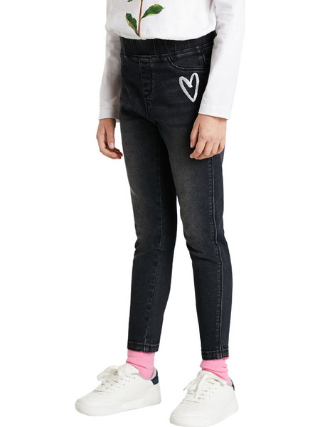 DESIGUAL 'CLEO' ΠΑΙΔΙΚΟ SLIM DENIM ΚΟΛΑΝ ΚΟΡΙΤΣΙ 21WGKK03-2000 (2000/BLACK)